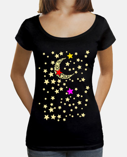 tricolor moon and stars