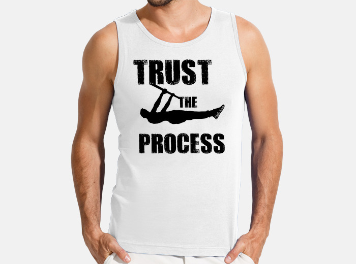 Extraordinario mil millones Rebotar Camiseta trust the process black | laTostadora