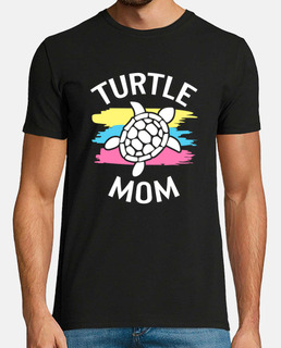Turtle Mom Zoo Animal Lover Sea Life Women Graphic Girly Gift for Mother
