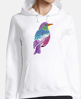 uccello multicolore e natura