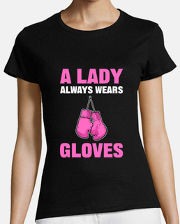 una dama siempre usa guantes de boxeo b