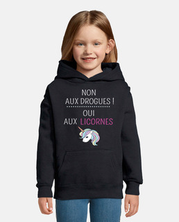 unicorn anti drugs humor girl gift