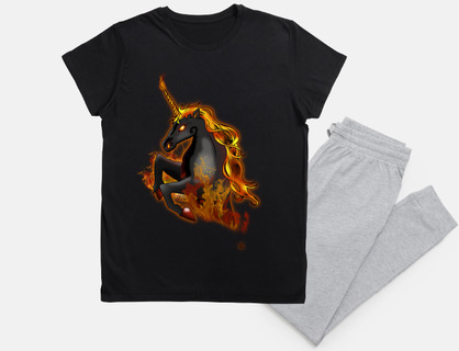 Unicornio de fuego