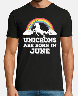 Unicorns Are Born In June Birthday Gift