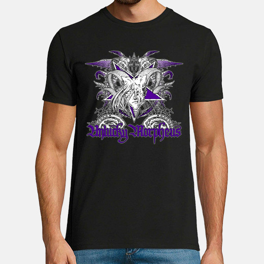 Unlucky morpheus black pentagram t-shirt | tostadora