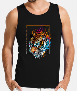 Unstoppable Flaming Tiger