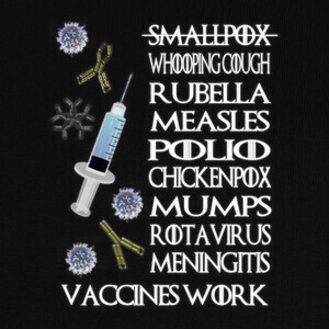Camisetas Vaccines Work Prof Oscura