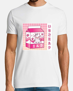 vache lait fraise kawaii