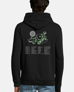 Valderredible front white sudadera