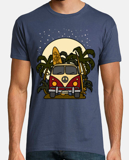 van evening surf