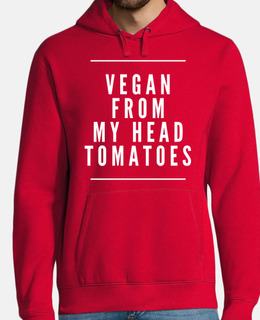vegano dalla mia testa ai pomodori alle