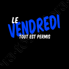 Tee Shirt Vendredi Tout Est Permis Tostadora