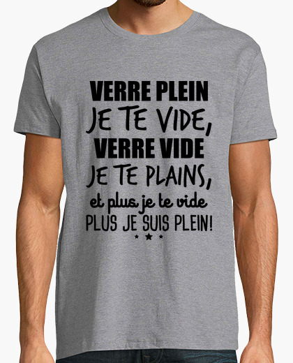 Tee Shirt Verre Plein Je Te Vide Tostadora Fr