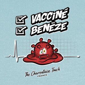 Tee-shirts Vacciné et Benèze version Homme