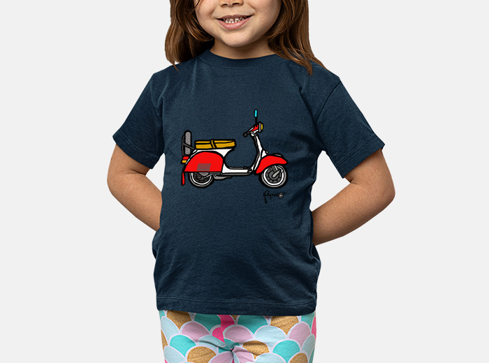 Vespita camiseta ninos tostadora