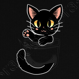 Vetements Enfant Poche Chat Noir Mignon Tostadora Vetements Enfant Poche Chat Noir Mignon Tostadora