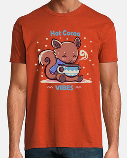 vibraciones de chocolate caliente - camisa de hombre