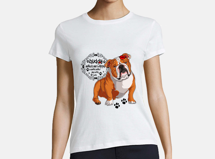 Tee shirt vieux bouledogue anglais tostadora