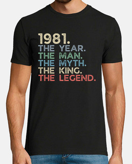 Vintage 1981 The Year Man Myth King