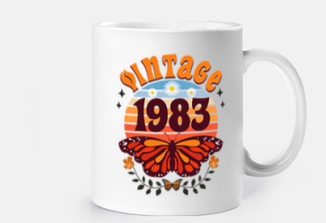 Vintage 1983 Mujer 40 Años Cumpleaños