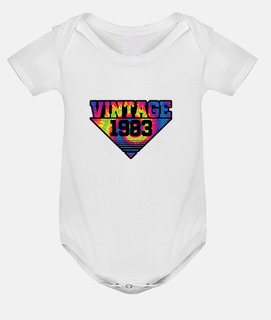 Vintage 1983 Tie Dye Splash Color