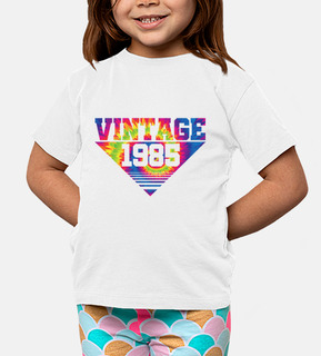 vintage 1985 tie dye spruzzata di color