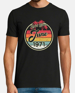 vintage 80s junio 1971 50.a idea de regalo de cumpleaños