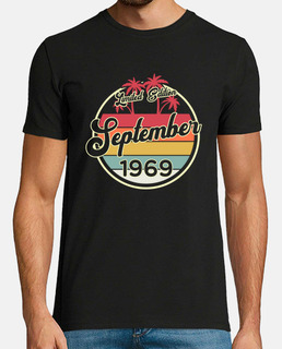 vintage 80s septiembre 1969 50.a idea de regalo de cumpleaños