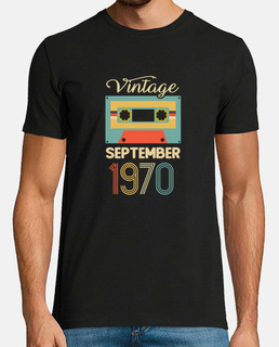 vintage 80s septiembre 1970 50.a idea de regalo de cumpleaños