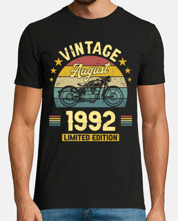Vintage Août 1992 30 Ans Anniversaire