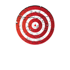 Bullseye Target Tank Tops Print Cotton Bullseye Bulls Eye Target