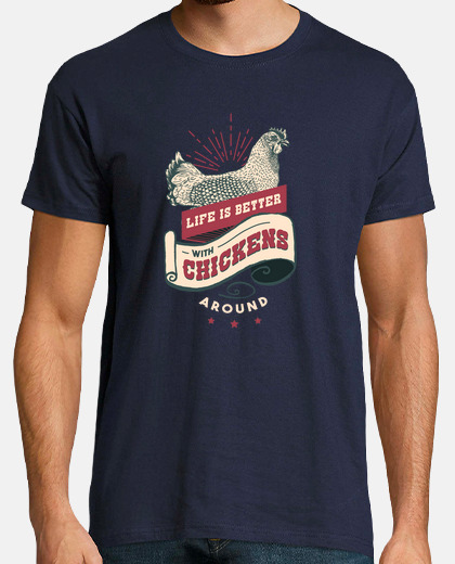 vintage chicken farm life t-shirt