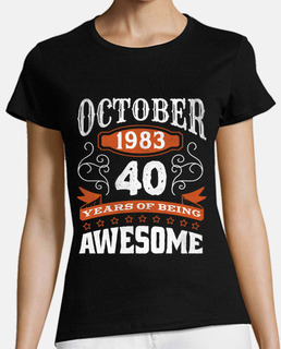 Women T-shirts 40 old - Free shipping Tostadora.com