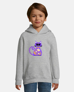 violet cat with sunglasses