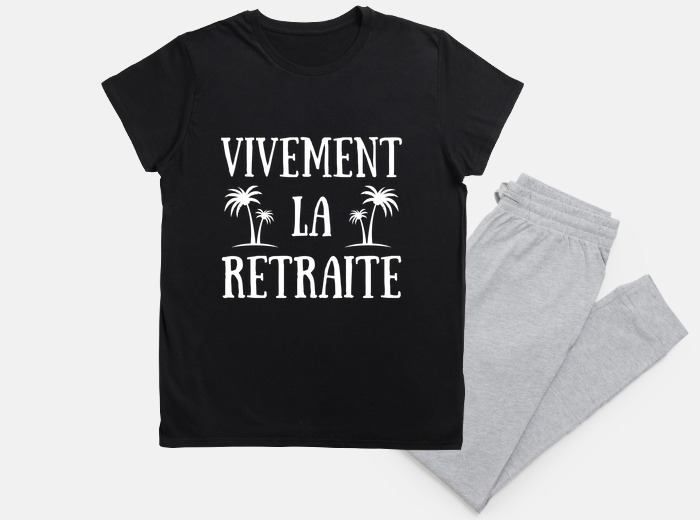 Pyjama homme humoristique retraite 2025