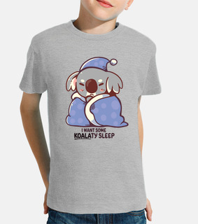 voglio un po&#39; di sonno da koalaty - maglietta per bambini