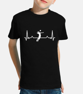 Volleyball Heartbeat Line Funny Gift