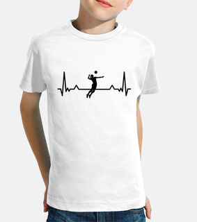Volleyball Heartbeat Line Funny Gifts