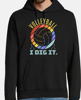 Volleyball I Dig it Retro