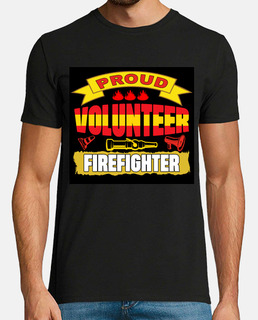 volunteer firefighter proud of his prof
