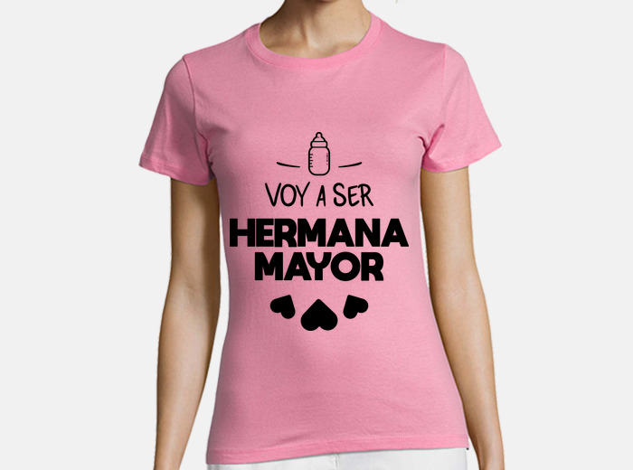 Camiseta voy a ser hermana mayor