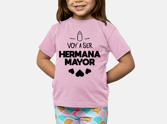 Camiseta voy a ser hermana mayor