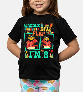 Waddle Dive Flap Im 8 Penguin Lover Kid