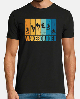 Wakeboarder estilo retro