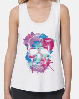 Watercolor Skull