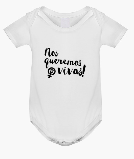 We want to live! (black lettering) baby's...