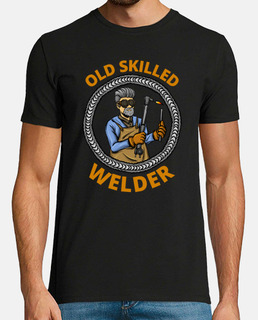 Welding Metal Old Skilled Welder