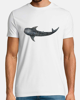 whale shark for divers t-shirt man