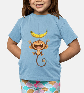 what a monkey - t-shirt pour enfants