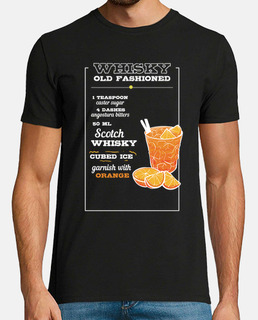 whisky à l&#39;ancienne cocktail boissons barman